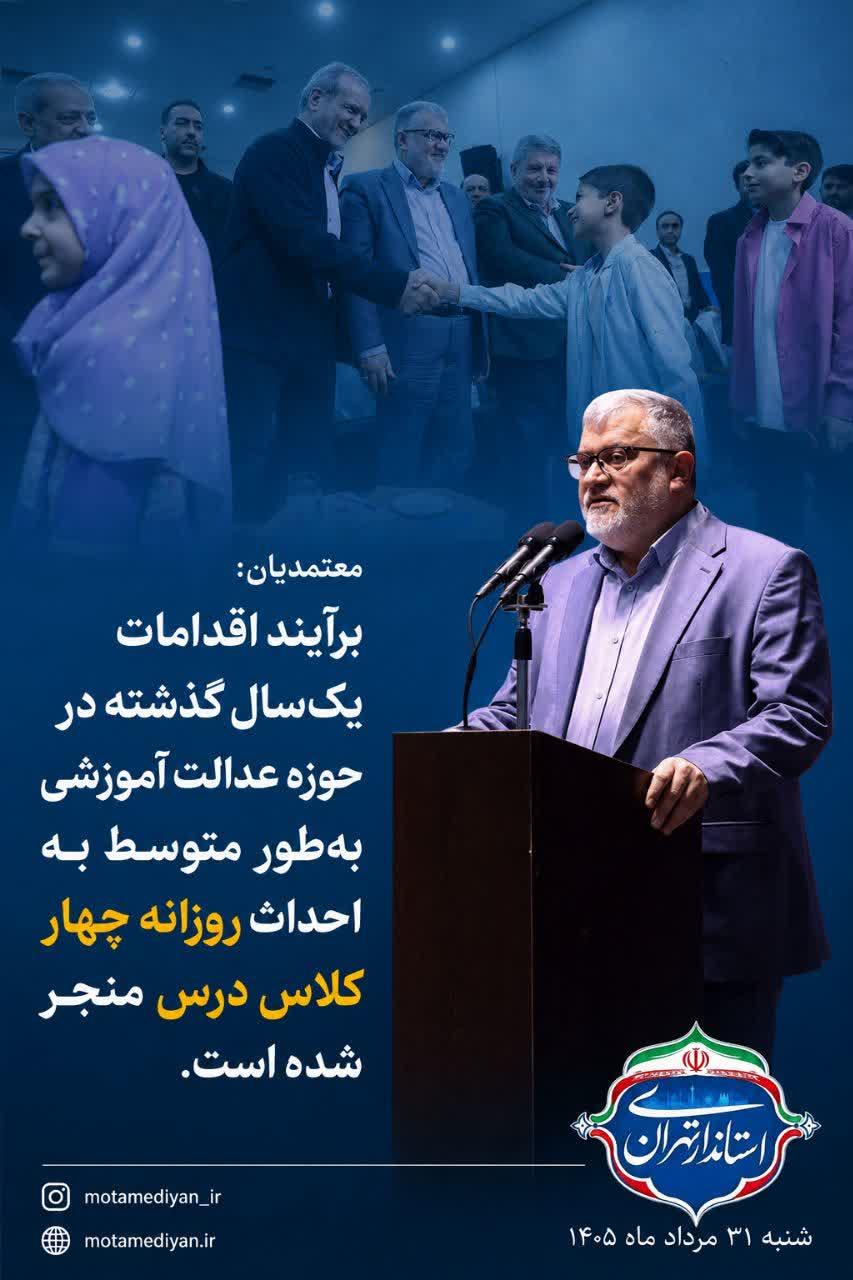احداث روزانه چهار کلاس درس؛ برآیند یک‌سال اقدام در مسیر عدالت آموزشی